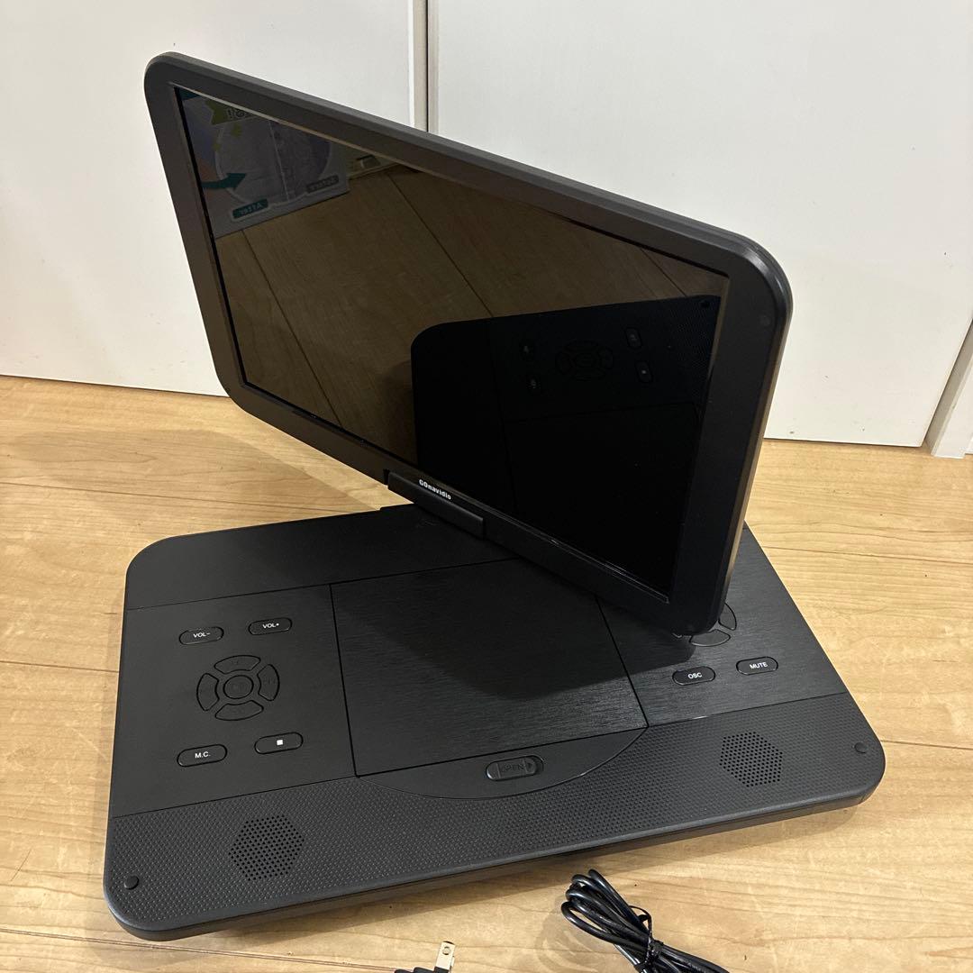 ポータブルブルーレイDVDプレーヤー、15.4インチスクリーン　大画面