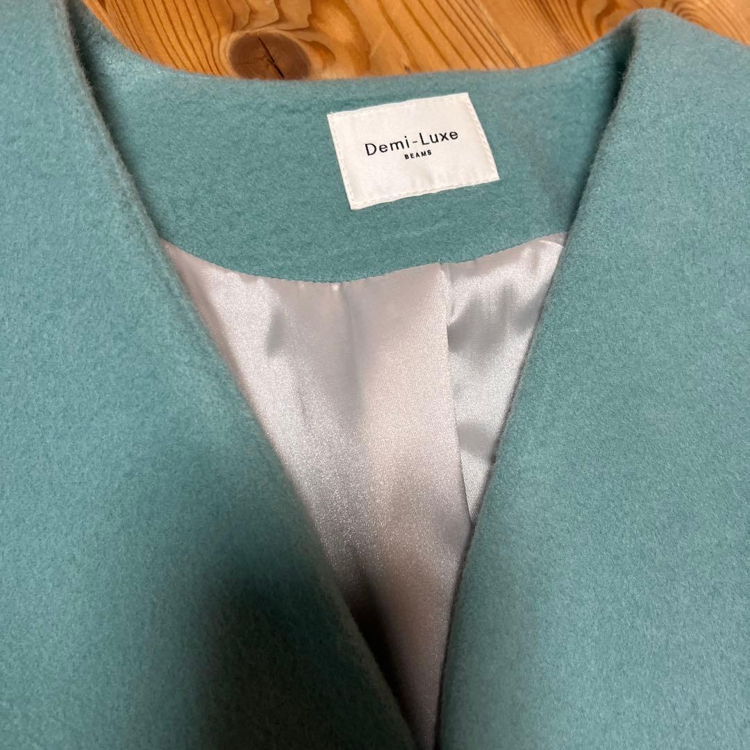 即発送！軽♡暖かウール100%コート★新タグ付Demi-LuxeBEAMS 38