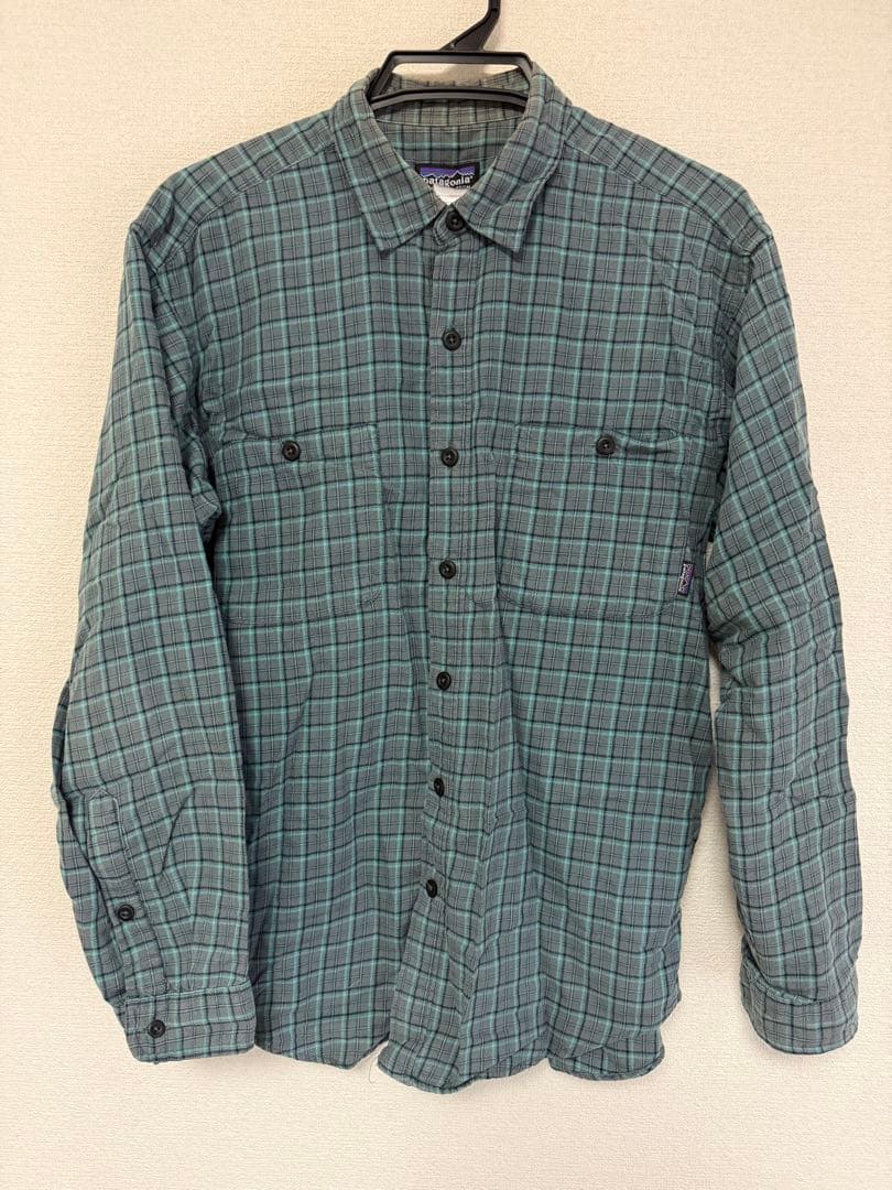 patagonia チェック柄ネルシャツ S patagonia チェック柄ネルシャツ M