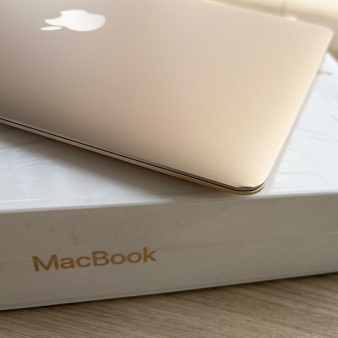 【美品】MacBook12 2017 8GB/256GB ゴールド