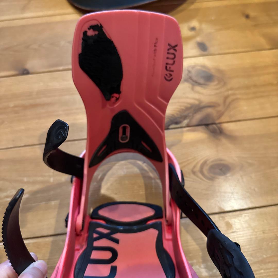 Flux スノーボードビンディング ピンク　S size
