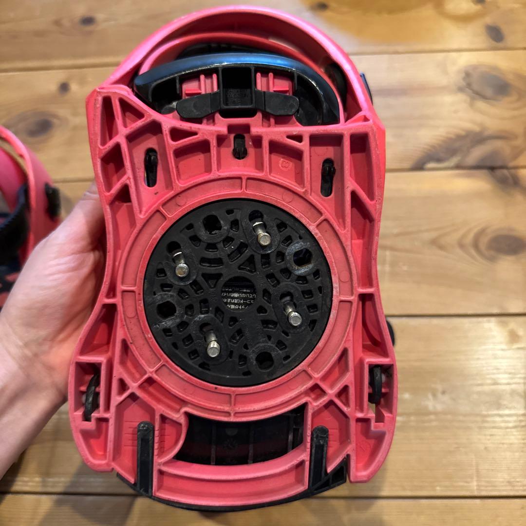 Flux スノーボードビンディング ピンク　S size
