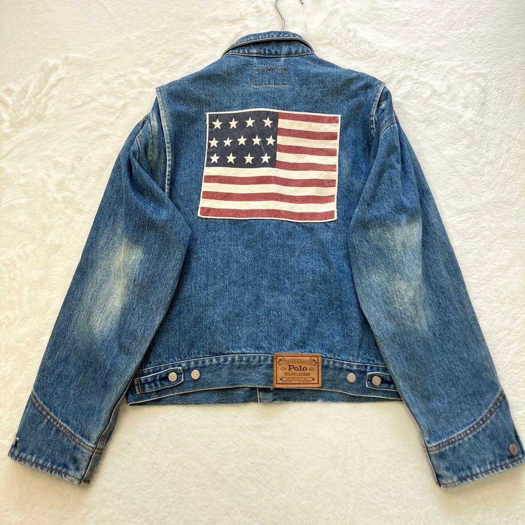 90s ポロカン 星条旗 Gジャン