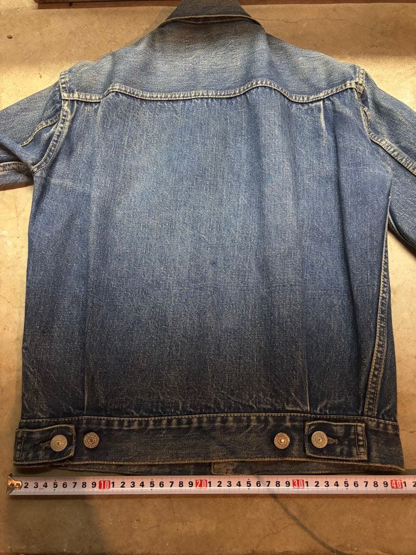 Levi's ヴィンテージセカンド507xx 革パッチ期　濃紺リペア無デニム古着