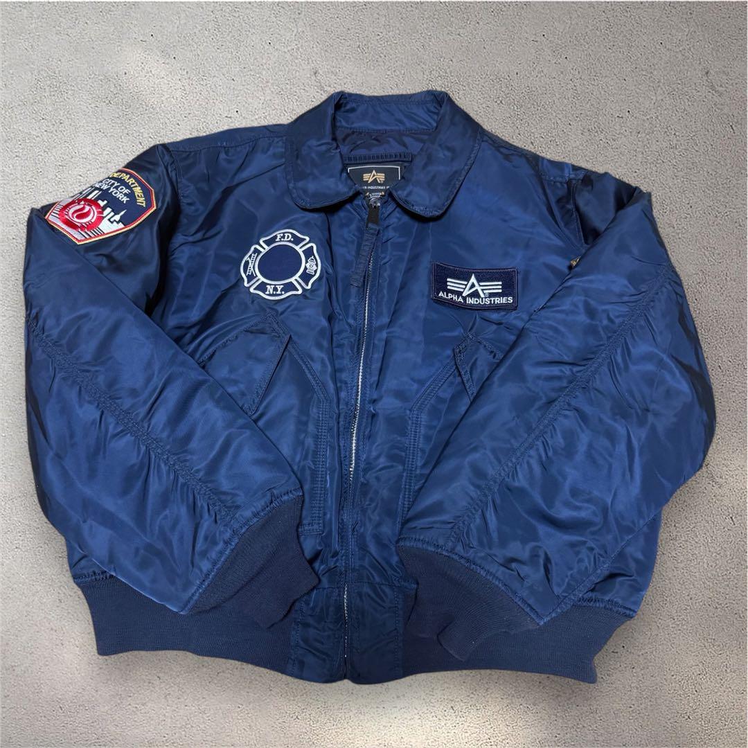 Alpha Industries CWU-45 ネイビー MA-1