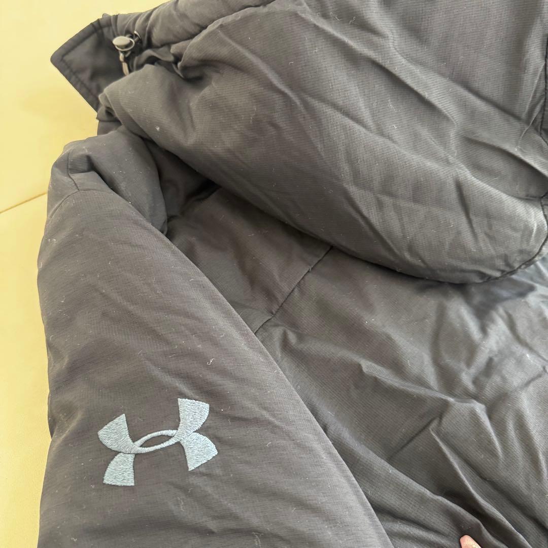 【新品タグ付き】UNDER ARMOUR ベンチコート XLブラック 男女兼用