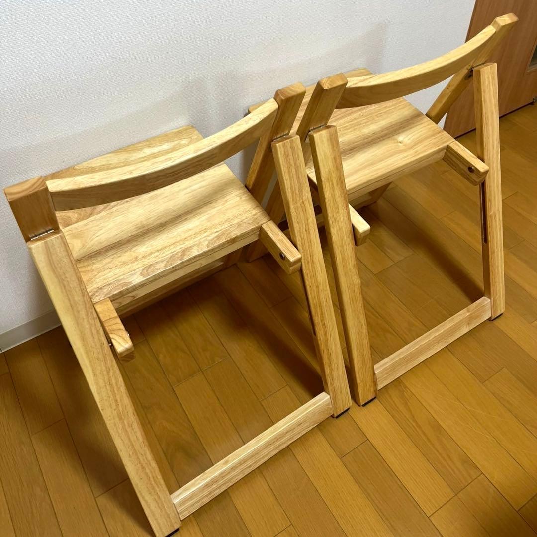 【PON】LOWYA バタフライテーブル 折りたたみダイニングテーブル