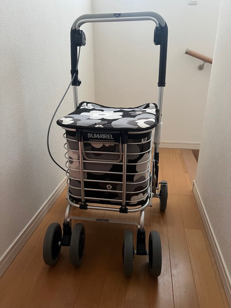 即購入OK SUWAREL ショッピングカート (AS-0275)モノトーン美品