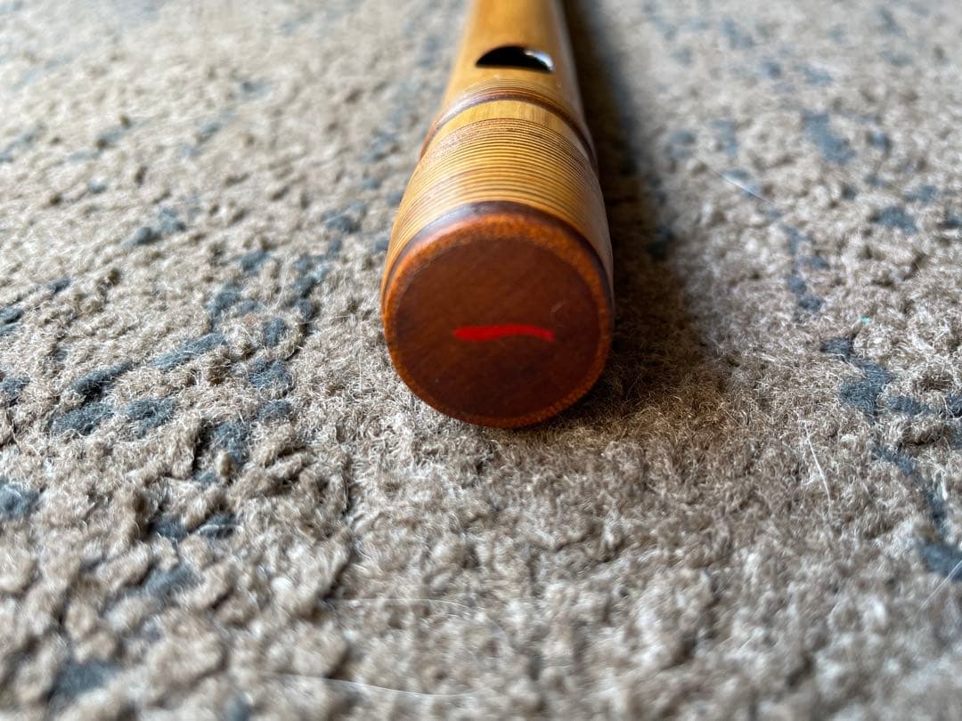 篠笛　蘭情管唄用（ドレミ）一本調子天地藤巻