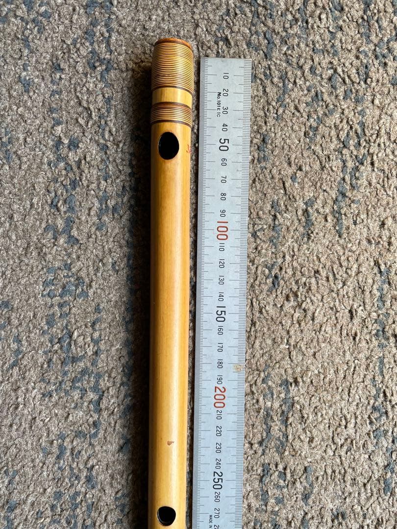 篠笛　蘭情管唄用（ドレミ）一本調子天地藤巻