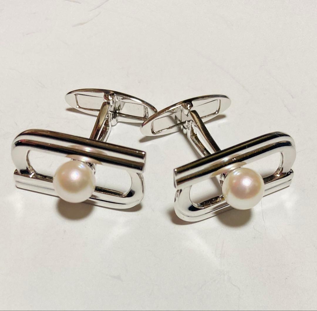未使用 MIKIMOTO ミキモト 真珠 ベビーパール カフス SILVER - メルカリ