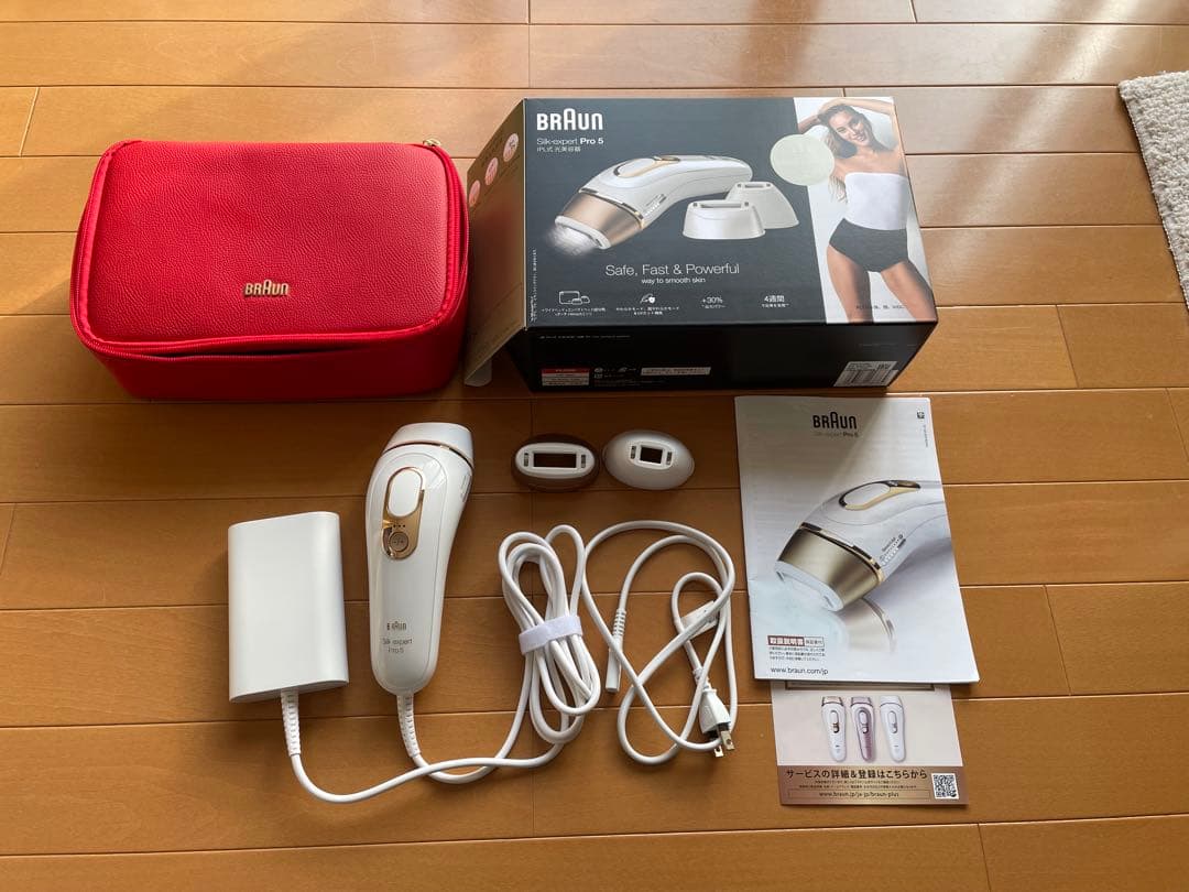 Braun Silk-expert Pro 5 脱毛器 一度使用してます
