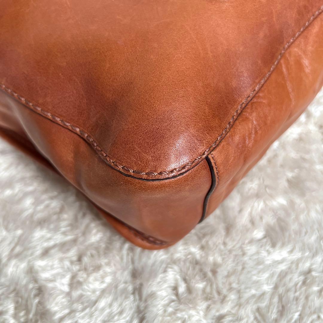 希少　コーチ　ソーホー　ショルダーバッグ　レザー　ブラウン　肩掛け　フラップ