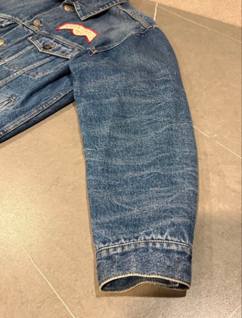 グッチ シェリーラインロゴ デニムジャケット Gジャン GUCCI