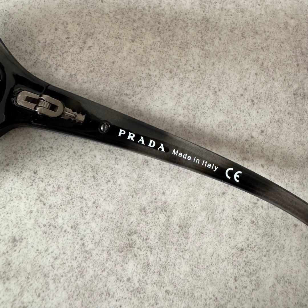 プラダ　PR14G　サングラス　GACKT着用　べっこう柄　 黒　グレー