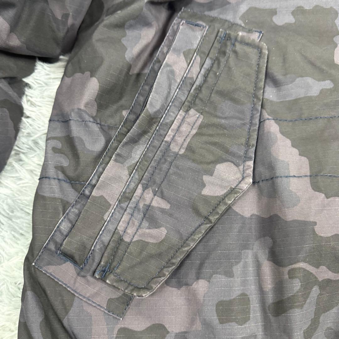 NIKE 迷彩 ロングジャケット XXL中綿 ベンチコート AA8860-475