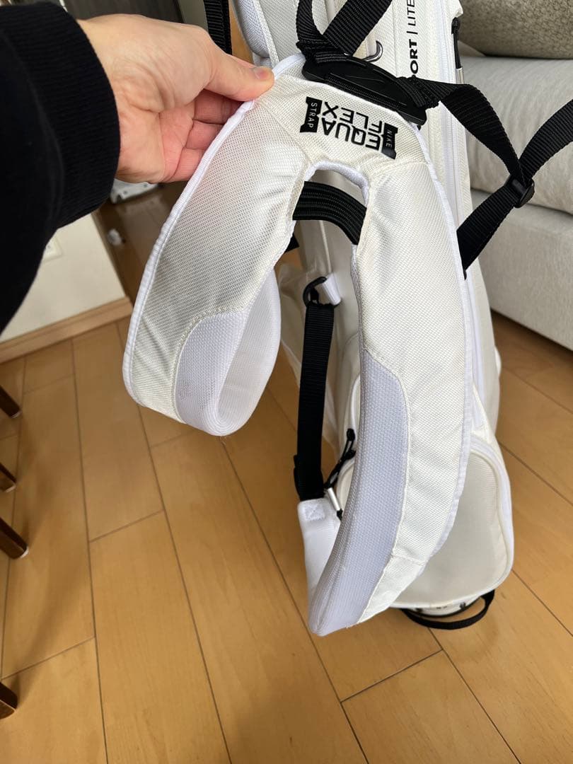 超美品希少ナイキ NIKE スタンド型キャディバッグ　軽量　スポーツライト　白