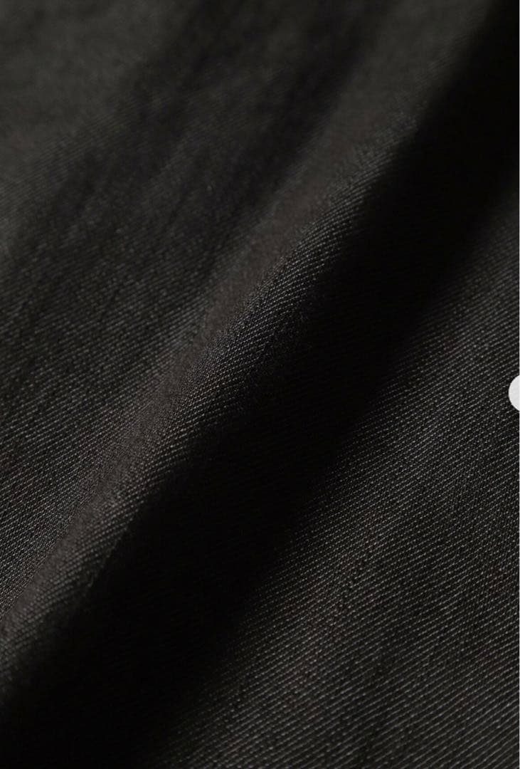 定価4万円パーリーゲイツ　ブラックデニム　ラップ調プリーツスカート