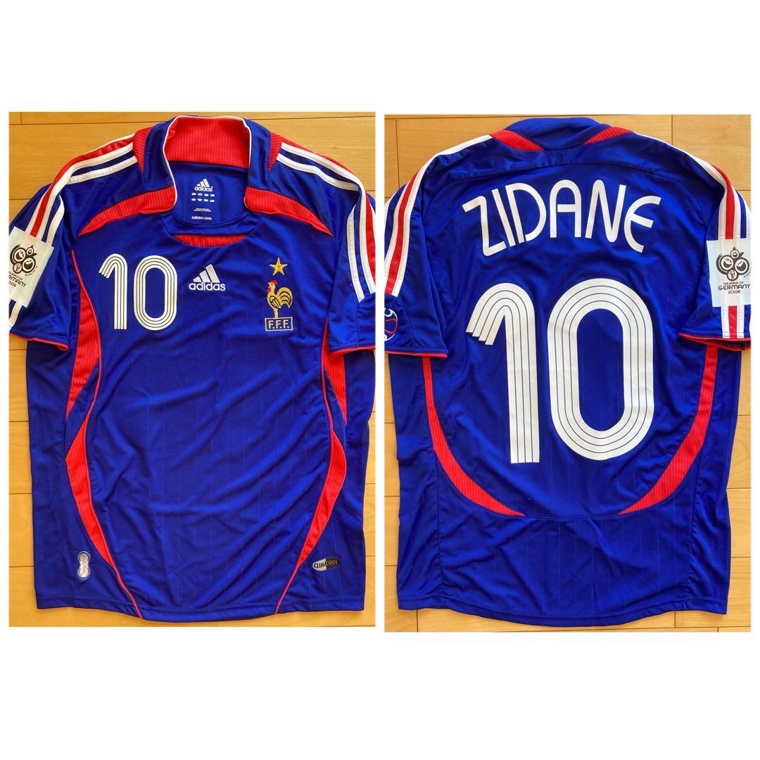 希少】ジダン フランス代表 2006 W杯ユニフォーム - メルカリ