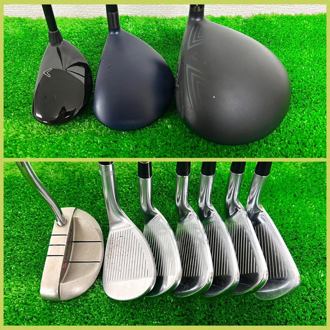 【レフティ】驚異の打ちやすさ！人気のキャロウェイ！XR ゴルフクラブセット