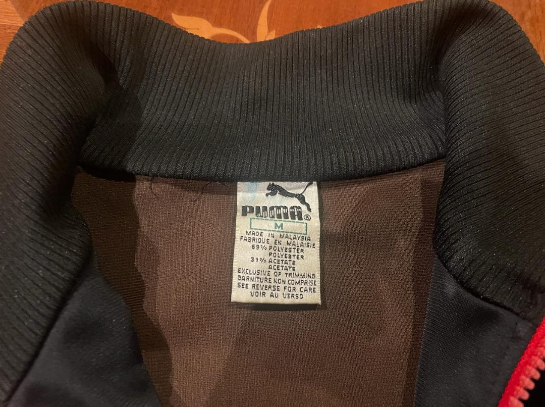 【ヴィンテージ】ロック好きへ・adidas × puma セット・赤黒ジャージ