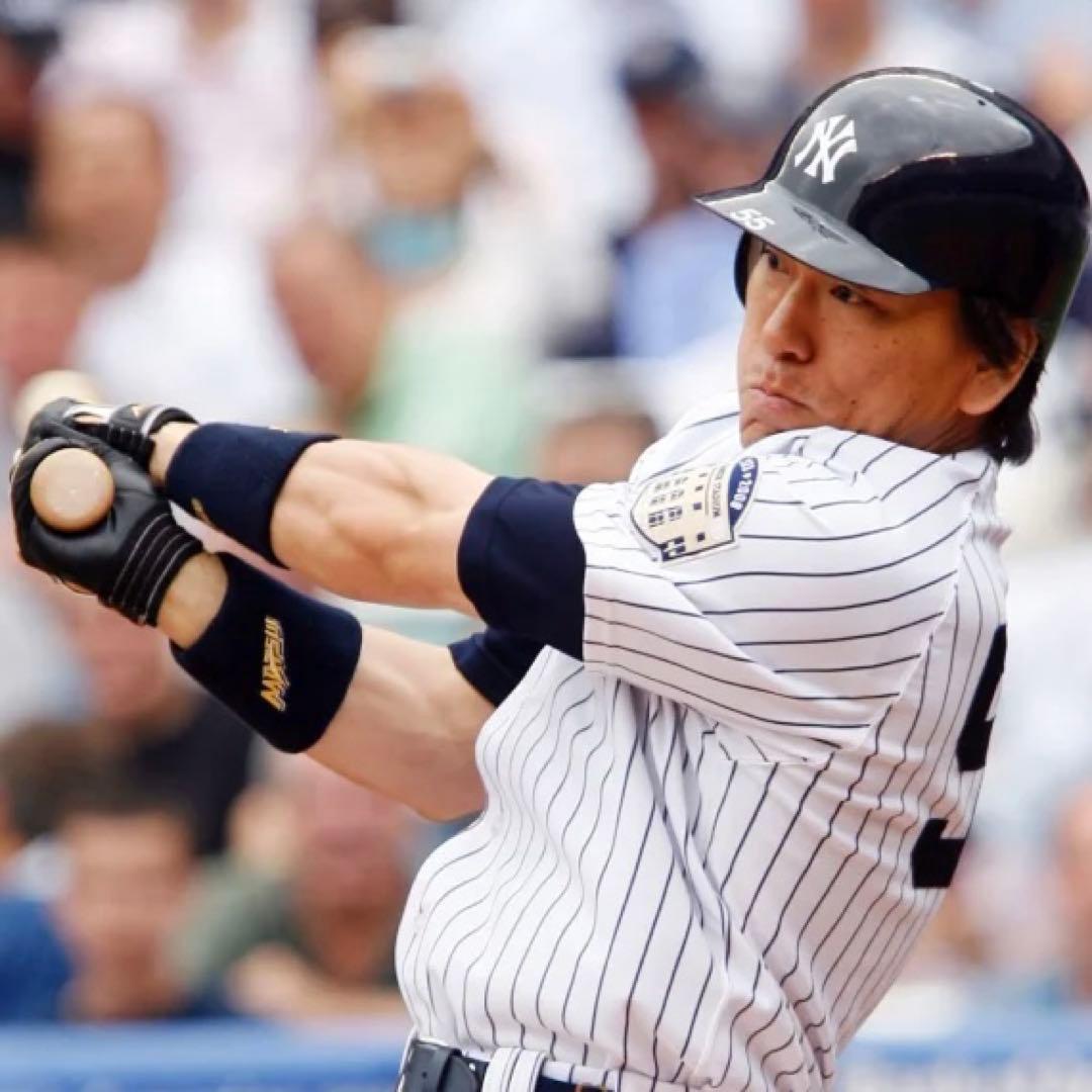 美品 ヤンキース 松井秀喜 オーセンティックユニフォーム Majestic 48