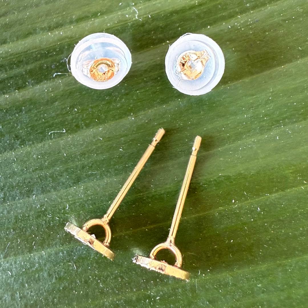 cui-cui K10 ダイヤモンド　ピアス　0.02ct