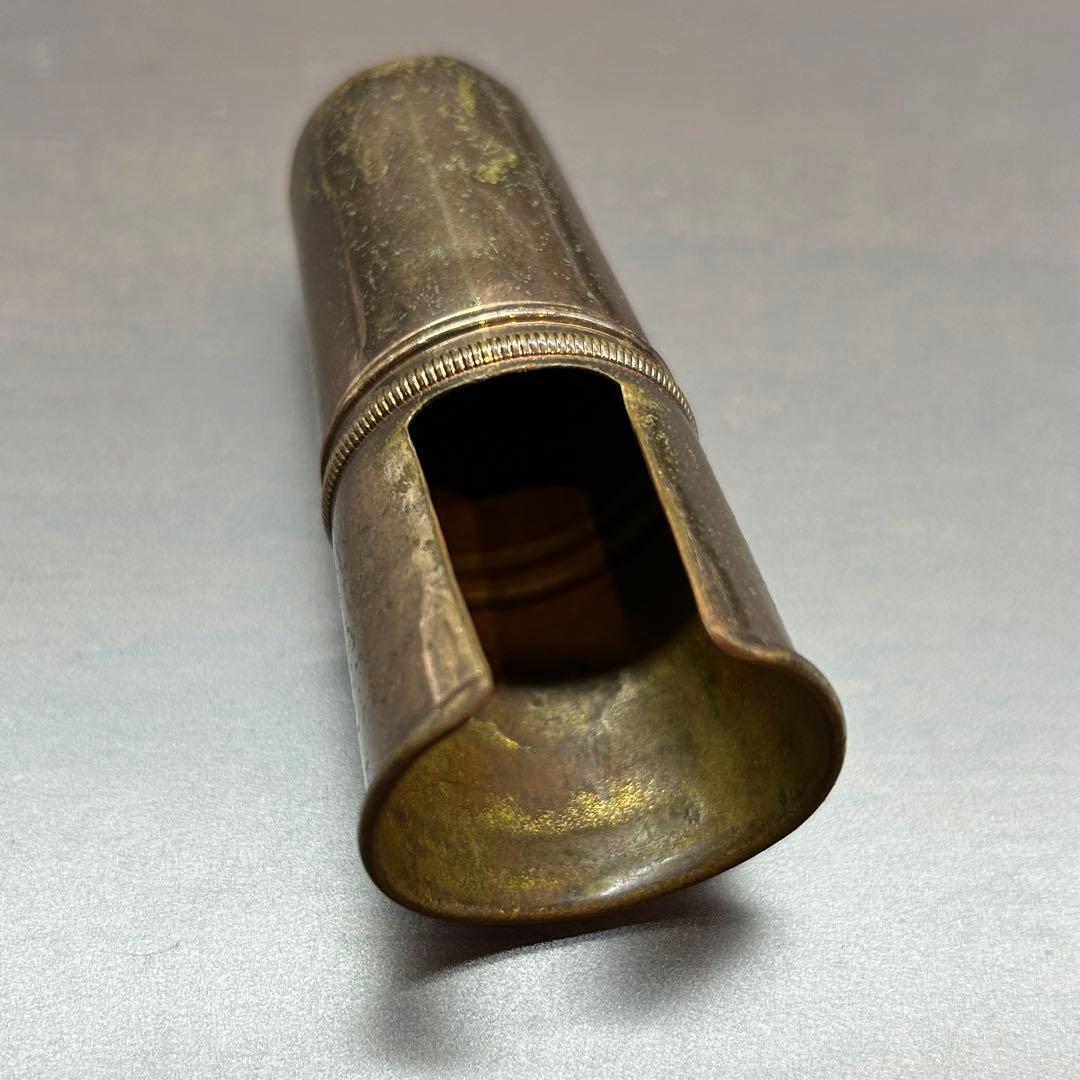 SELMER アルトサックス用ビンテージリガチャー・キャップ 中古品