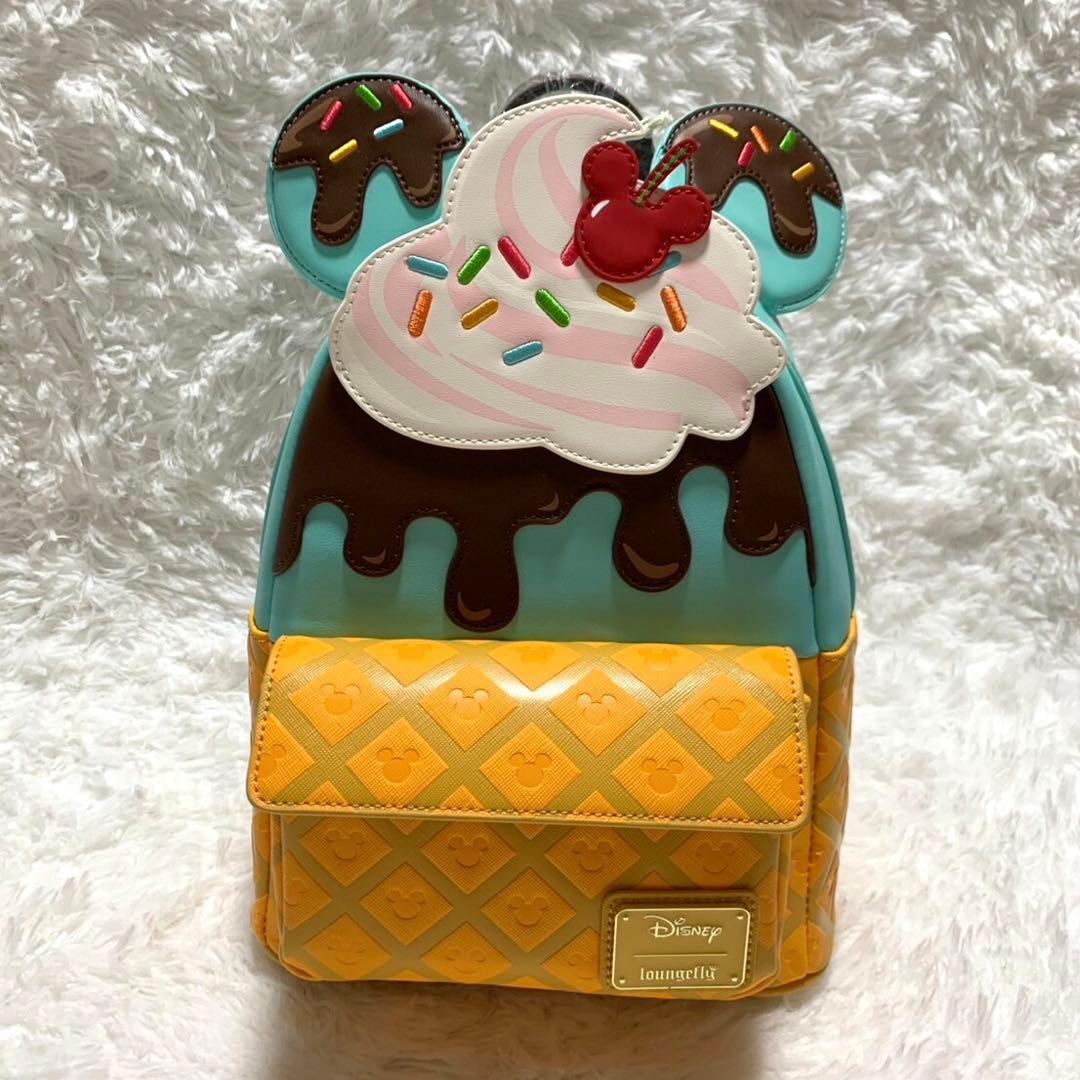 【海外限定】ラウンジフライ ミッキー ミニー アイスクリーム バッグ ディズニー