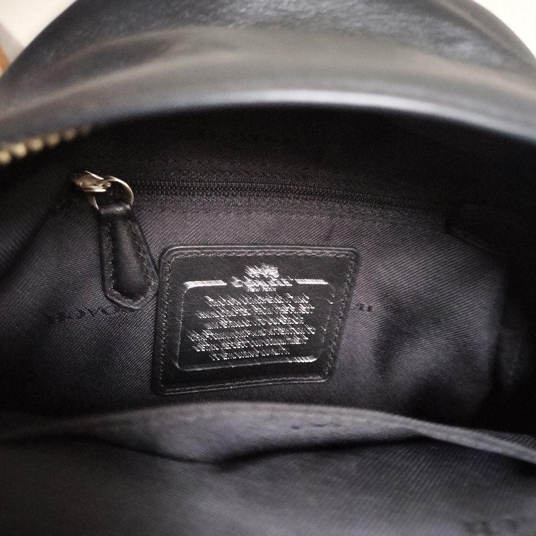 美品✨ COACH コーチ クロコ ターンロック リュック レザー 黒