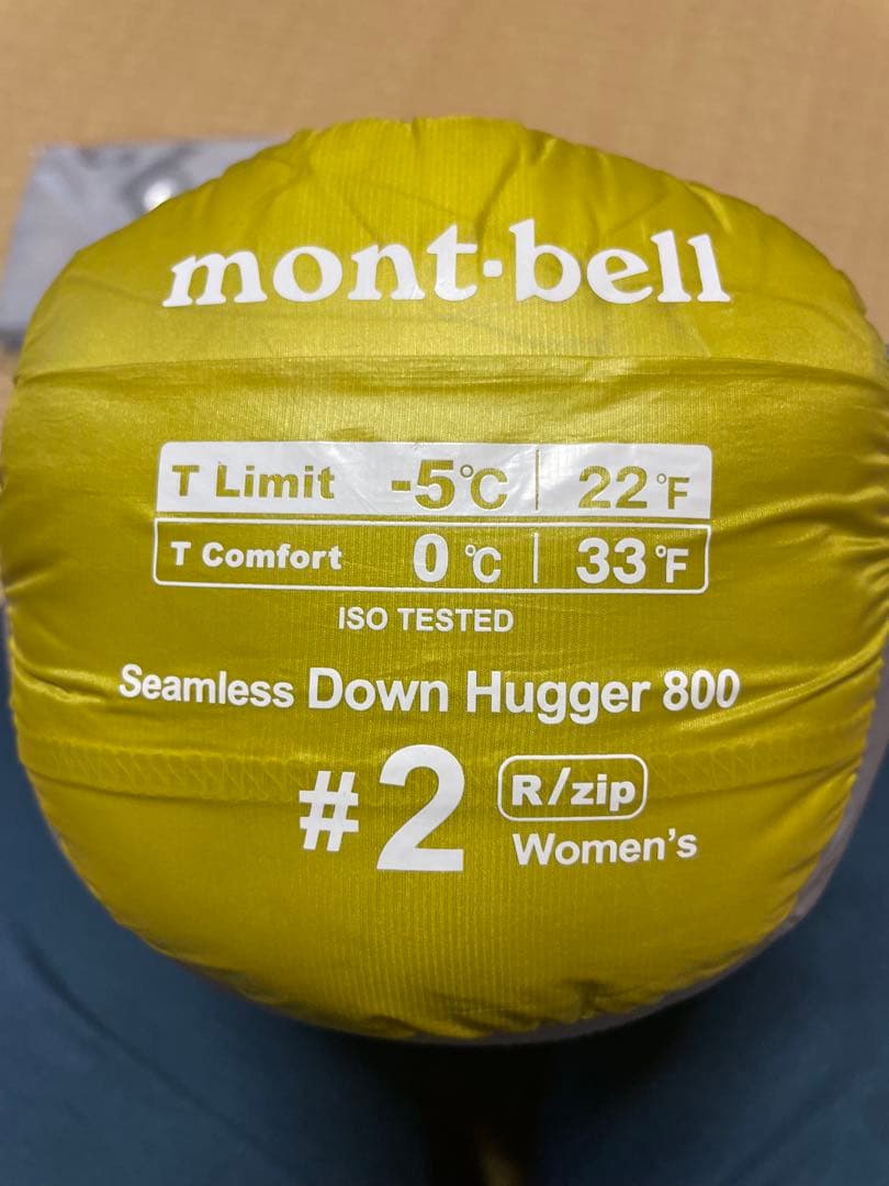 モンベル　シームレスダウンハガー 800 #2 woman's