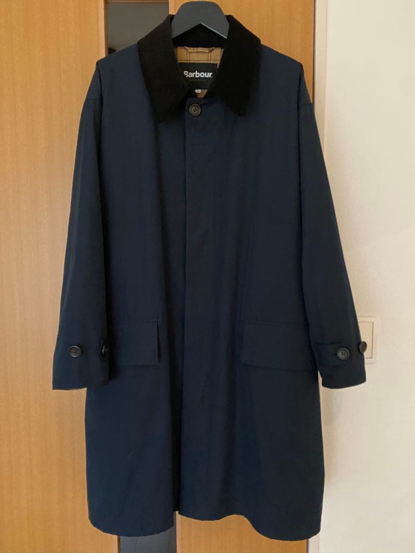 新品未使用 SEE SEE Barbour URBS 3/4コート ネイビー L