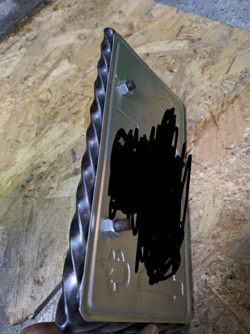 ツイスト ナンバーフレーム 70s ハーレー chopper サバイバー FTW