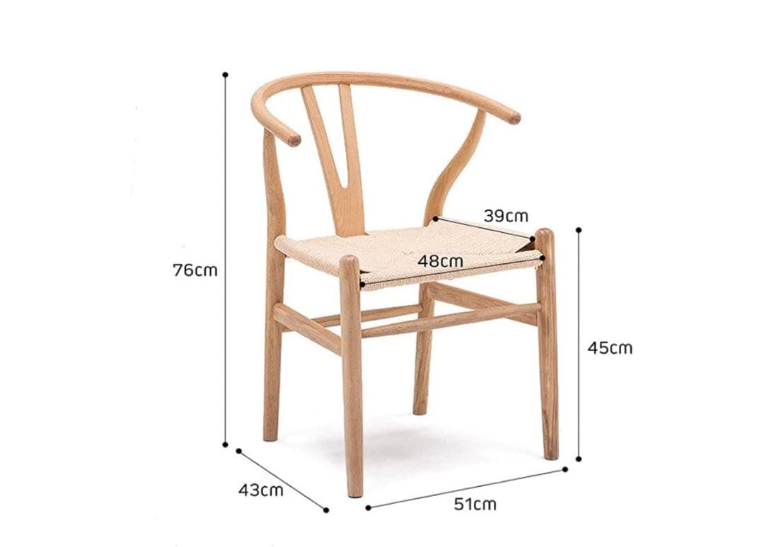 お*め様 ナチュラル 木製 ダイニングチェア