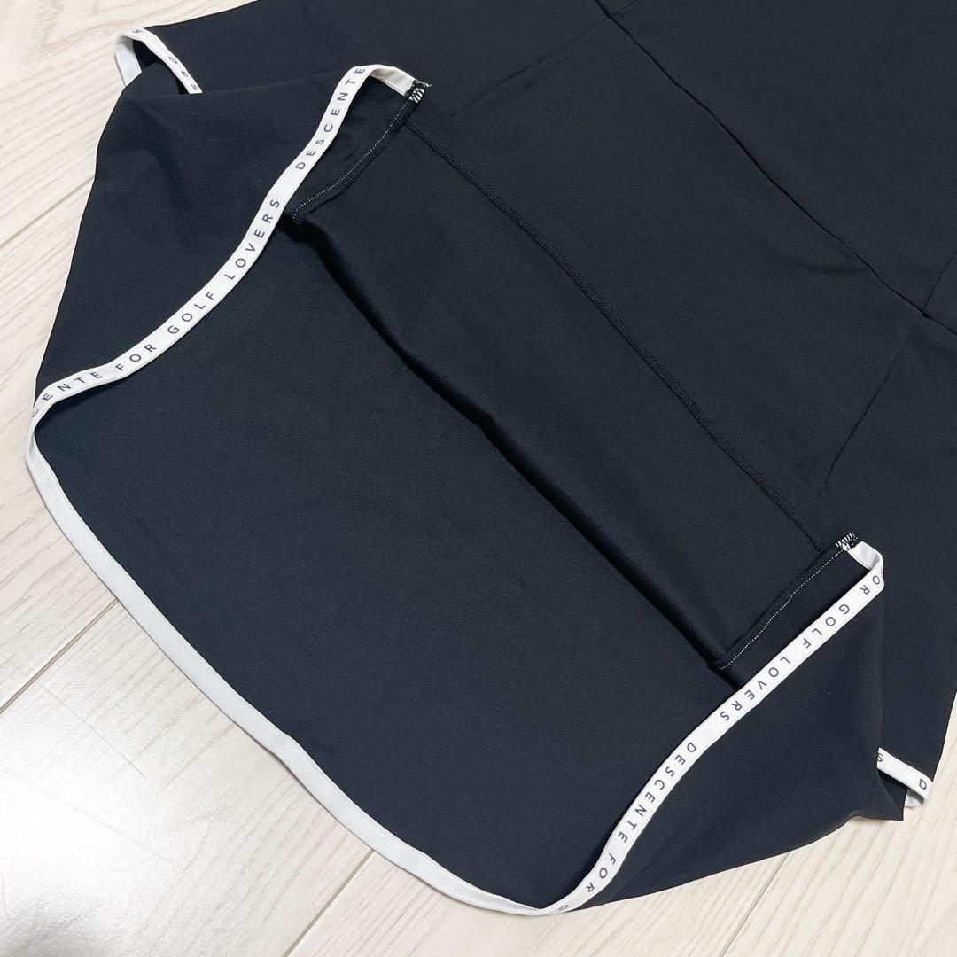 ☆DESCENTE GOLF デサントゴルフ 半袖ワンピース ブラック　M