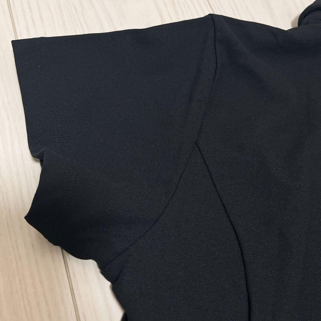 ☆DESCENTE GOLF デサントゴルフ 半袖ワンピース ブラック　M