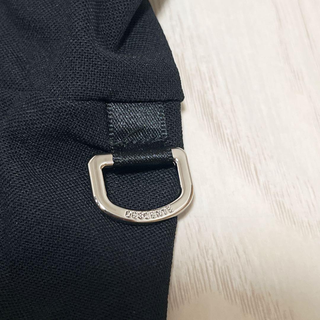 ☆DESCENTE GOLF デサントゴルフ 半袖ワンピース ブラック　M