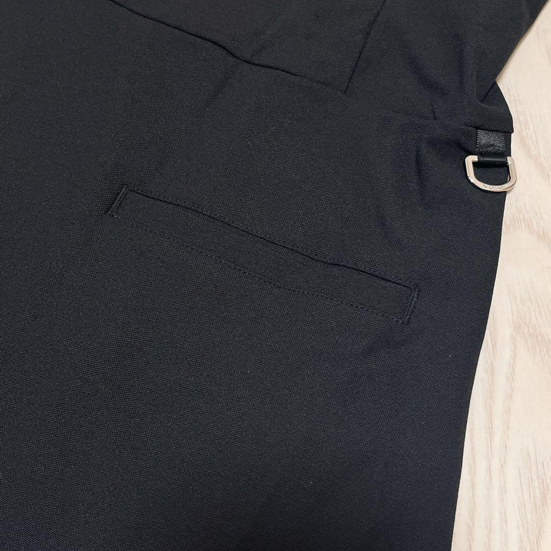 ☆DESCENTE GOLF デサントゴルフ 半袖ワンピース ブラック　M