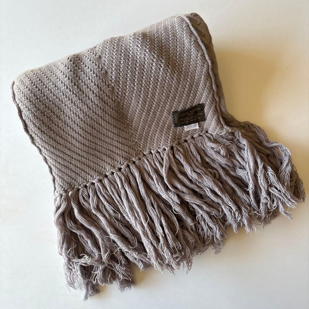 LOUIS VUITTON（ルイヴィトン）ウールカシミア　ストール　ライラック