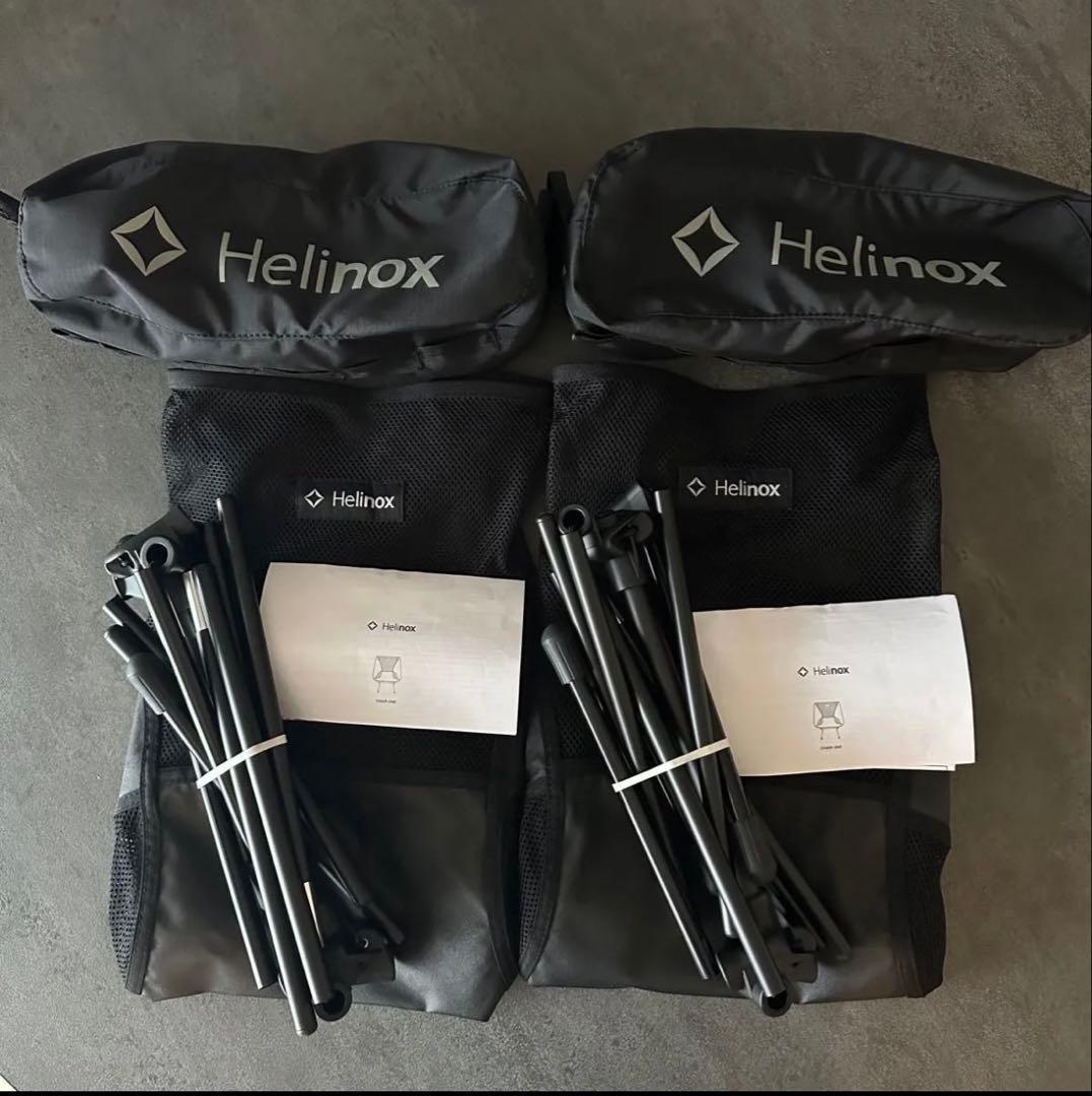 ヘリノックス チェアワン Helinox Chair one 2脚セット　極美品