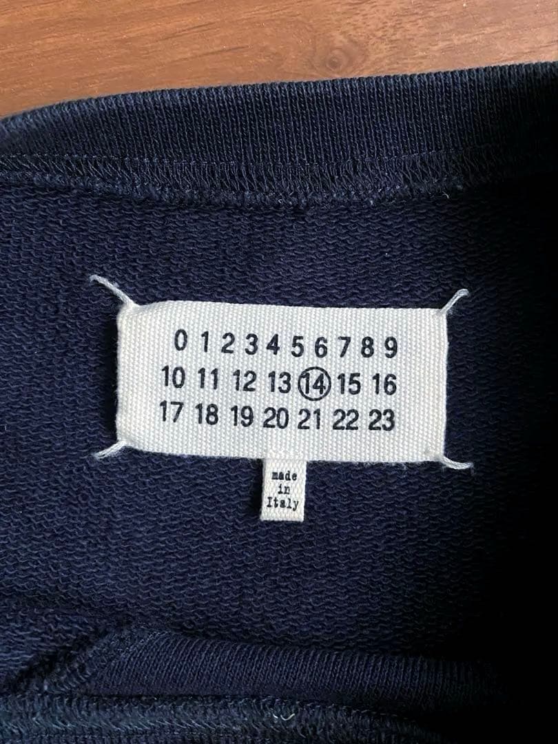 マルジェラ　エルボーパッチスウェット