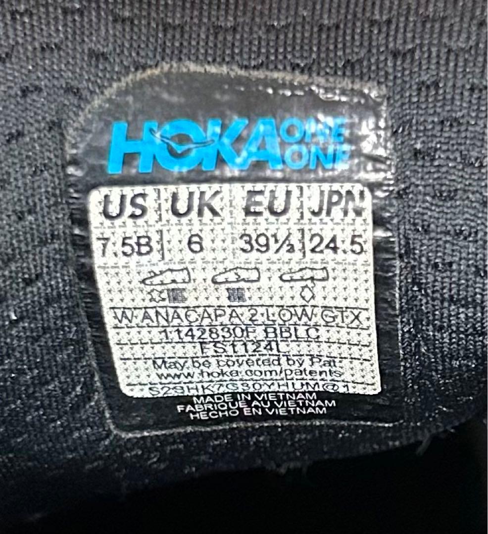 HOKA ANACAPA 2 LOW GTX 24.5cm 国内正規品