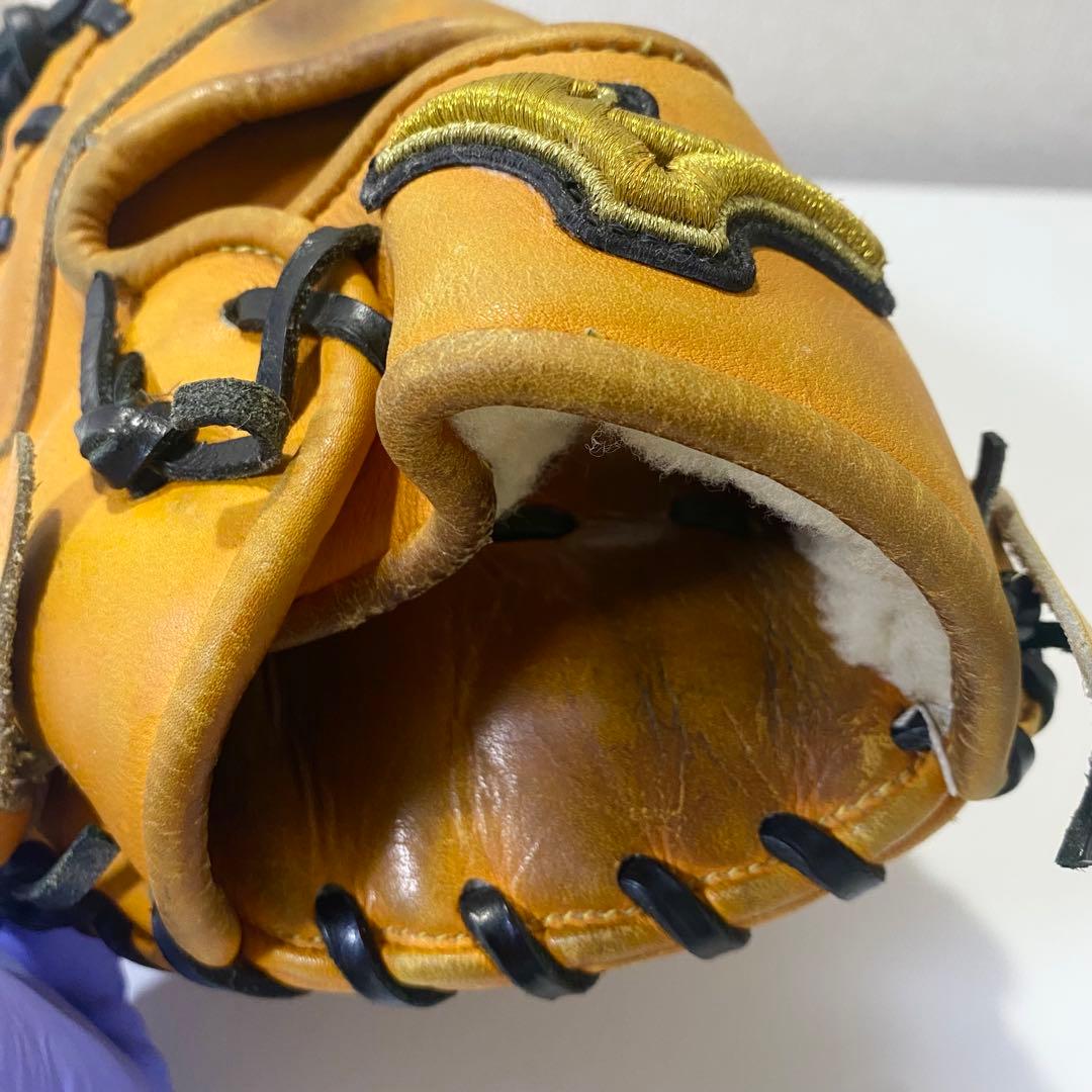 ミズノプロ 一般軟式 左投げ ファーストミット 1AJFR16000 フィンガー