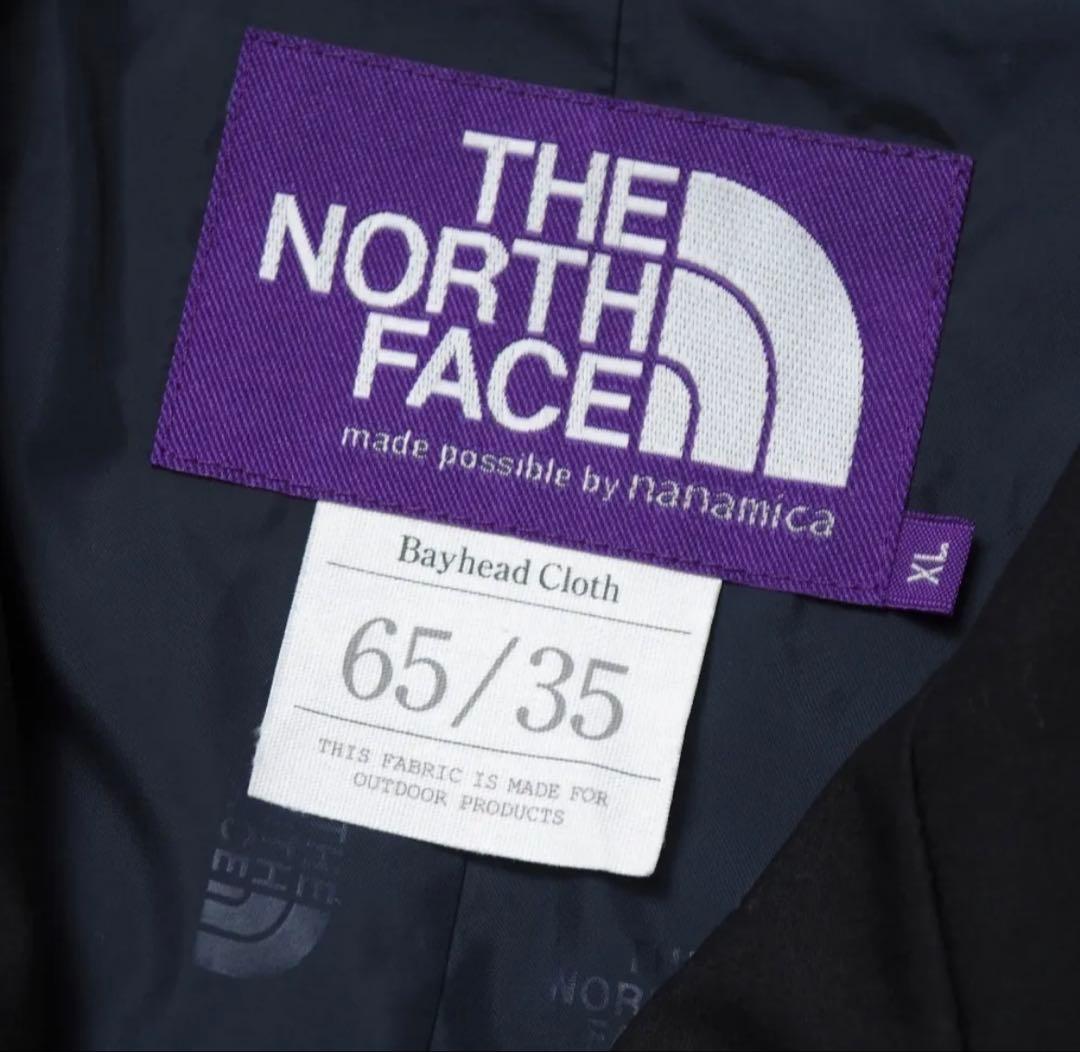 美品 ノースフェイスパープルレーベル 65/35 ステンカラーコート サイズXL