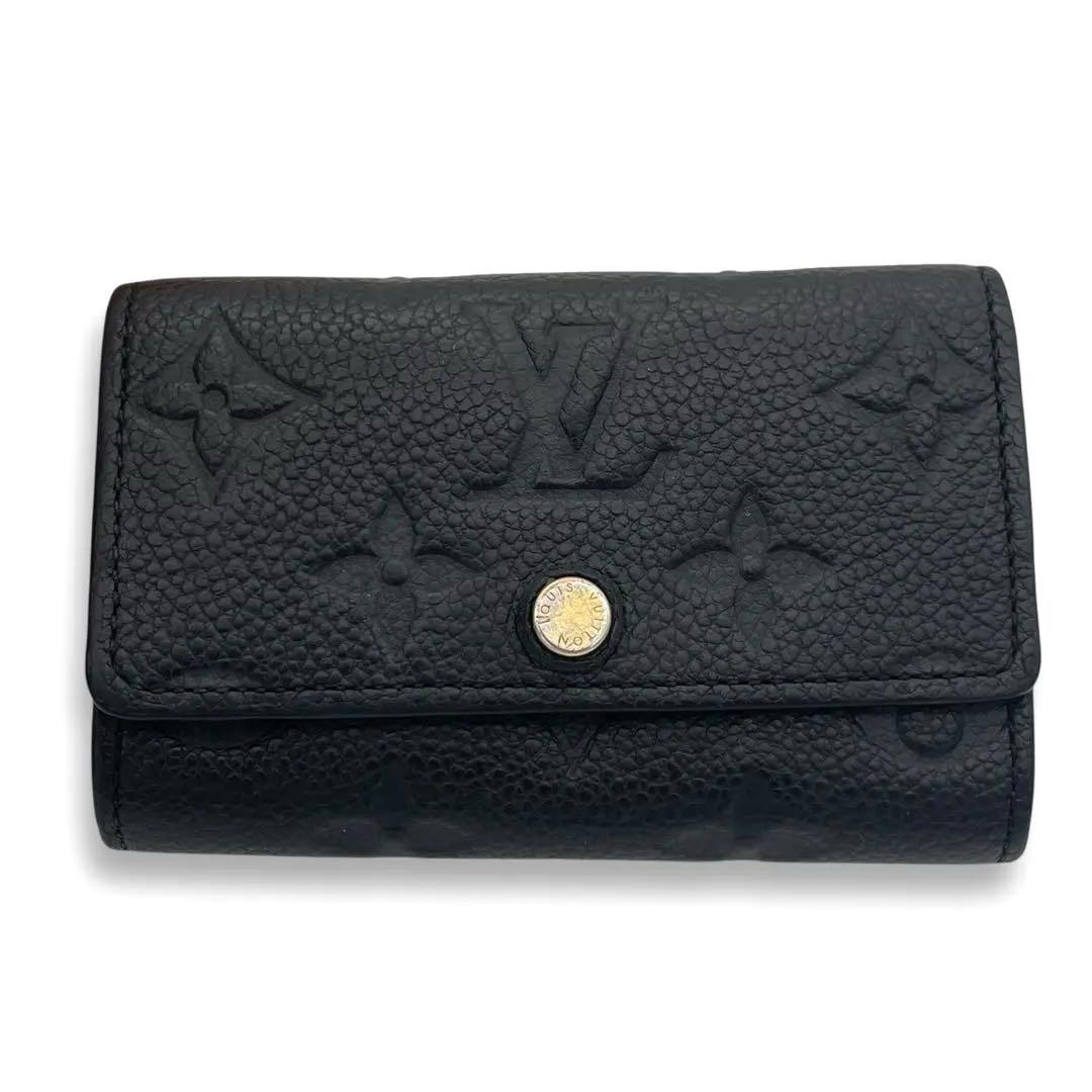 ルイヴィトン 6連 キーケース ミュルティクレ6 モノグラム アンプラント 黒