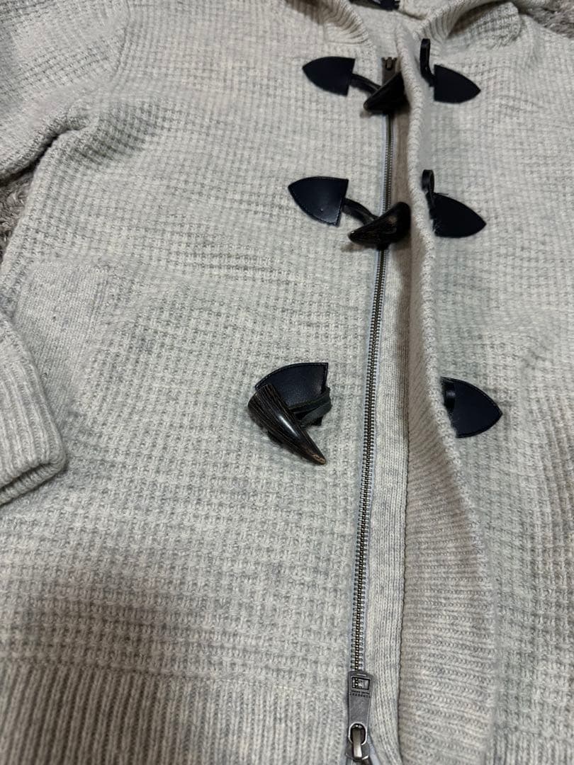 美品】値下げバーバリーブラックレーベル ニット ダッフルコート