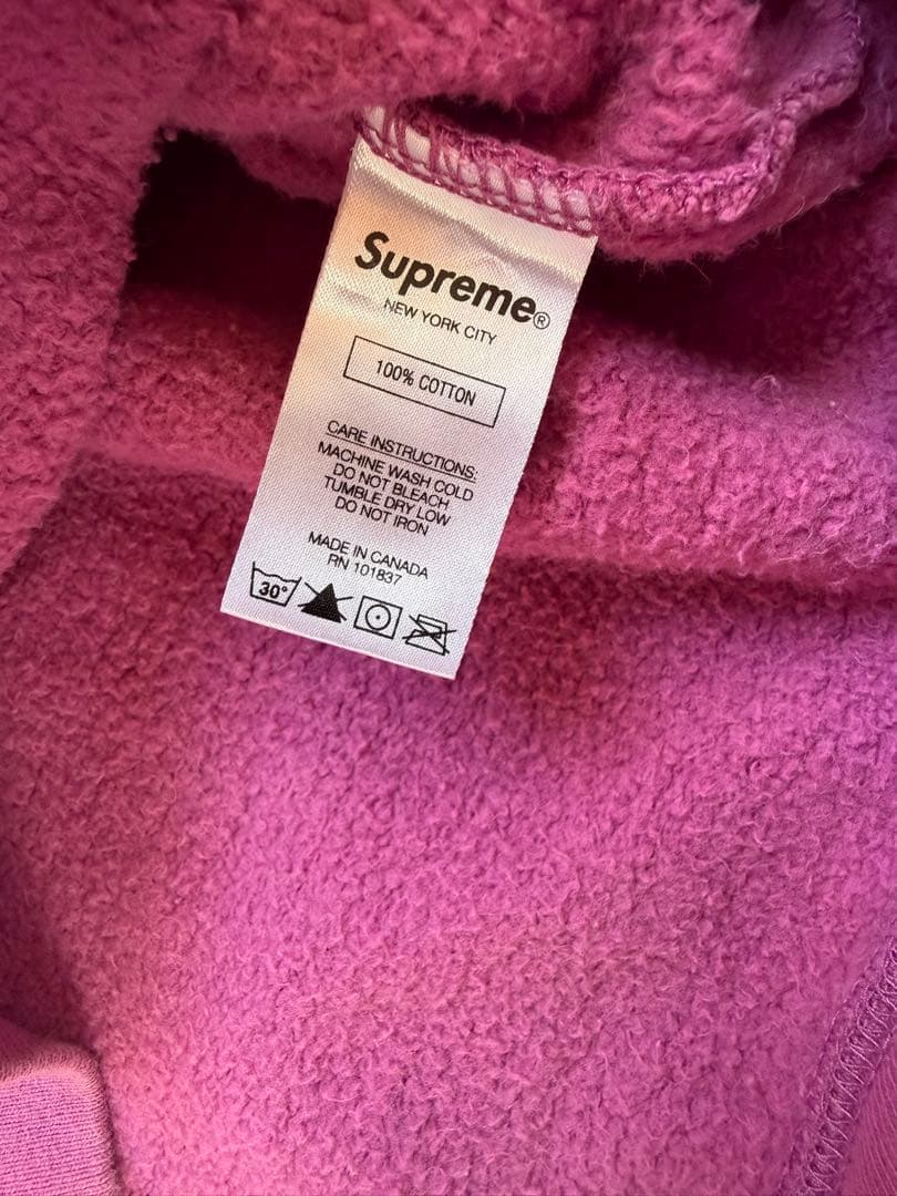 Supreme ピンク スウェット トレーナー