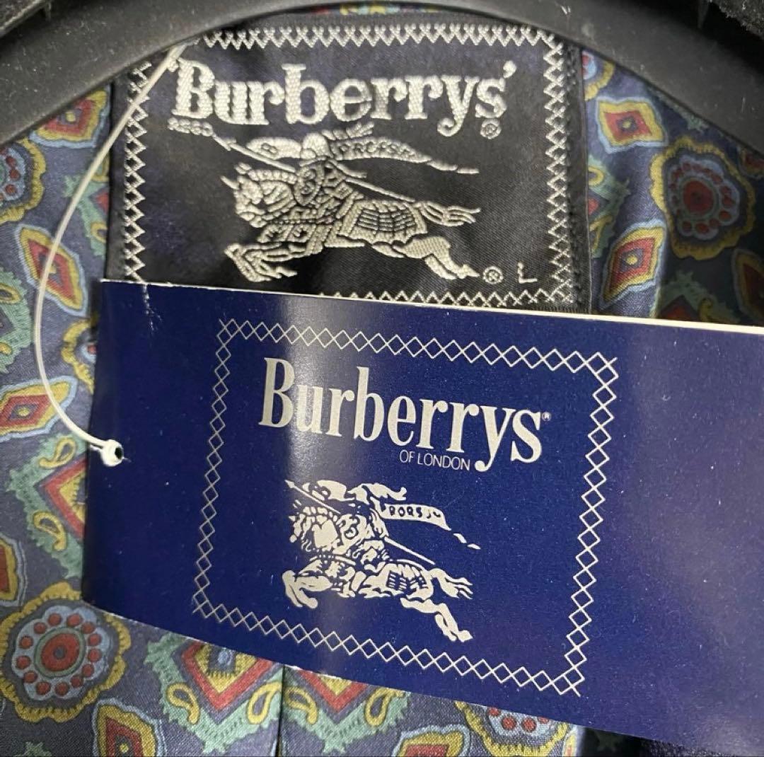 未使用タグ付き✨ バーバリー　ヴィンテージ ガウンコート　ロングコート　裏地総柄