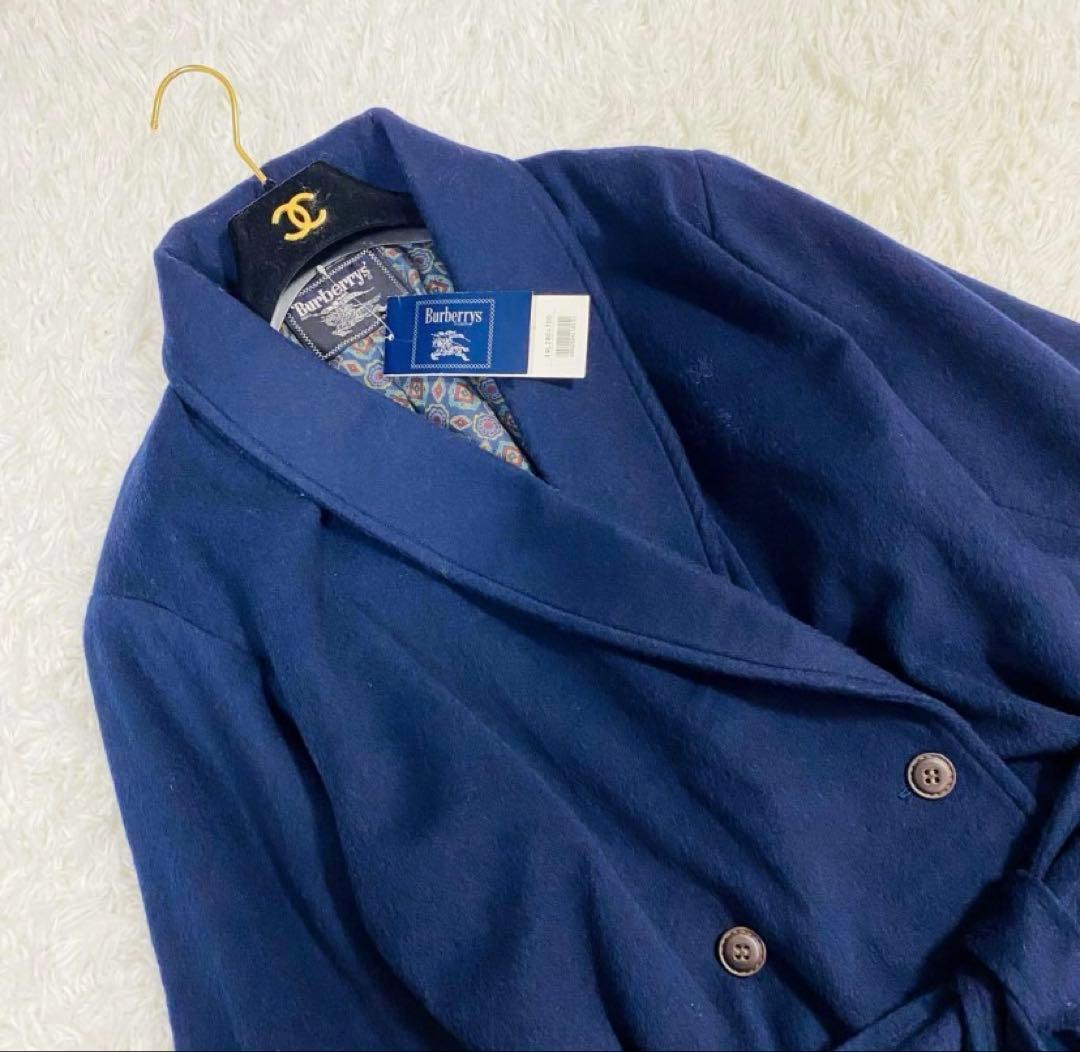 未使用タグ付き✨ バーバリー　ヴィンテージ ガウンコート　ロングコート　裏地総柄