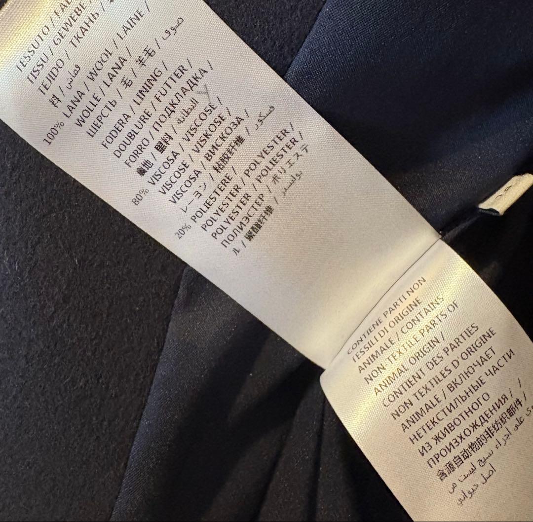 GUCCI グッチ　チェスターコート　ネイビー